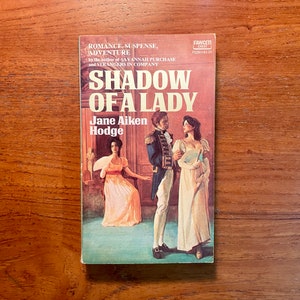 Vintage Romantic Suspense Book Shadow of a Lady by Jane Aiken Hodge 1974 Paperback