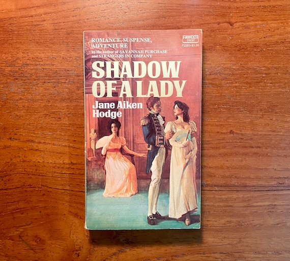 Vintage Romantic Suspense Book Shadow of a Lady by Jane Aiken Hodge 1974 Paperback
