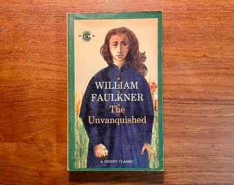 Vintage Classics Book The Unvanquished by William Faulkner 1959 Edition Paperback