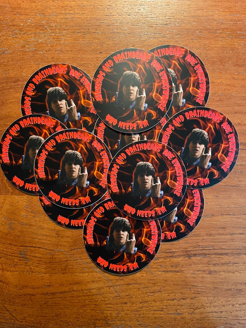 Snarky Stickers Airheads and Braindeads TRICK OR TREAT Horror Film ...