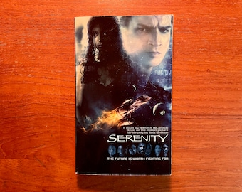 Serenity Film Novelization by Keith R.R. DeCandido  SIGNED Paperback SciFi Book