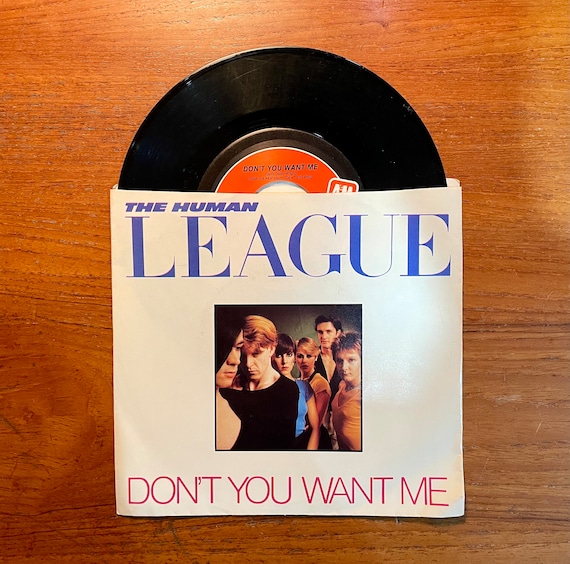 The Human League - Don't You Want Me/Seconds Single 7" 45 RPM 1982 Pop New Wave Vinyl Record