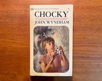 Vintage Sci Fi Book Chocky by John Wyndham 1968 Paperback