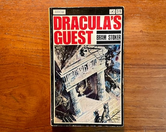 Vintage Horror Book Dracula's Guest by Bram Stoker 1966 UK Arrow Edition Paperback Short Story Collection