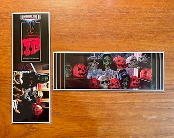 HALLOWEEN III Handmade Bookmarks 1980s Horror Classic