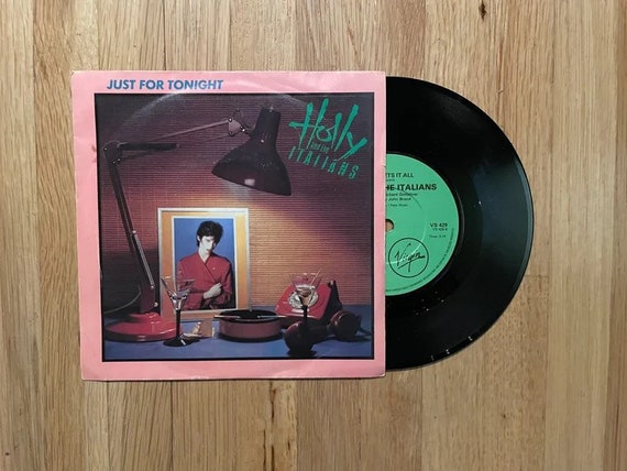 Holly and the Italians - Just for Tonight 7" 45 RPM Single 1981 Vinyl Record Post Punk New Wave UK Import
