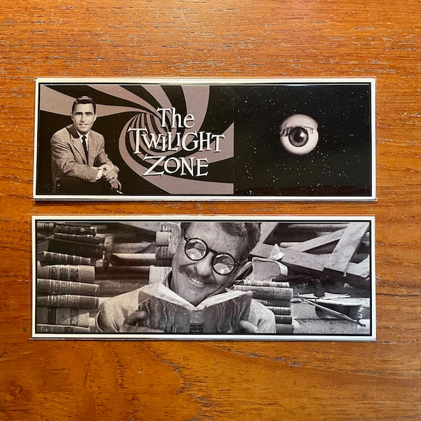 The Twilight Zone Handmade Bookmarks Sci Fi TV Classic Rod Serling