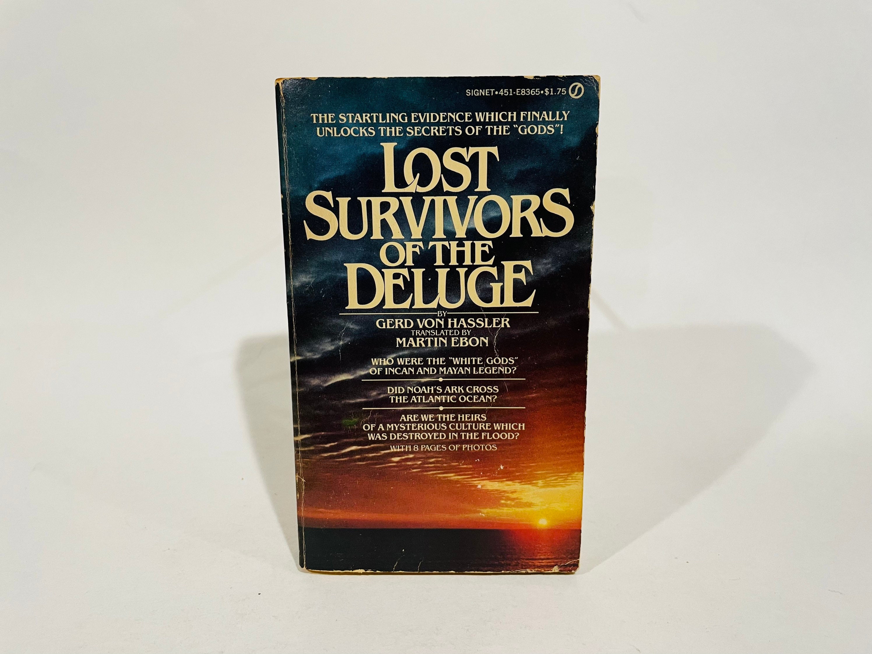 洋書 Lost Survivors of the Deluge by Hassler Vintage Paranormal Book Lost Survivors of the Deluge by Gerd
