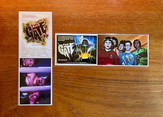 THE GATE Handmade Bookmarks 1980s Horror Cult Classic