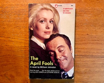 Vintage Pop Culture Book The April Fools by William Johnston 1969 Movie Tie-In Edition Paperback