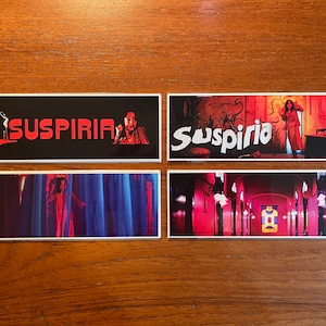 Suspiria Handmade Bookmarks 70s Cult Classic Dario Argento Horror Movie