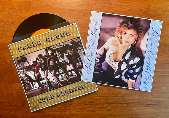 Paula Abdul - Cold Hearted 7" 45 RPM Single 1988 Vinyl Record w/Custom Sleeve