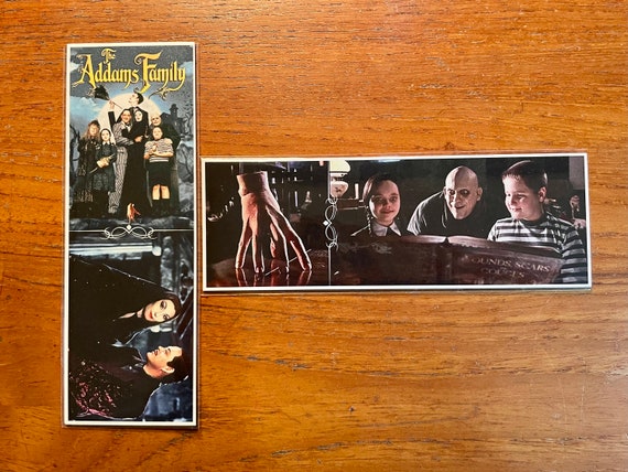 THE ADDAMS FAMILY Handmade Bookmarks Gothic Film Classic