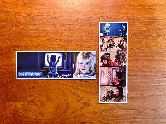 POLTERGEIST Handmade Bookmarks 80s Cult Classic Horror Movie