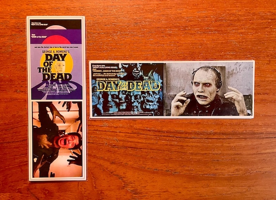 Day of the Dead Handmade Bookmarks George Romero Zombie Classic Horror Film