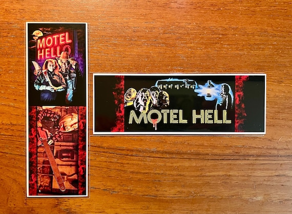 MOTEL HELL Handmade Bookmarks 80s Cult Classic Horror Movie