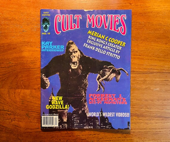 Cult Movies / Spacemen 2 in 1 Magazine #19 1996 Forrest J. Ackerman's Sci-Fi Monsters Godzilla Barbarella 2001 Space Odyssey