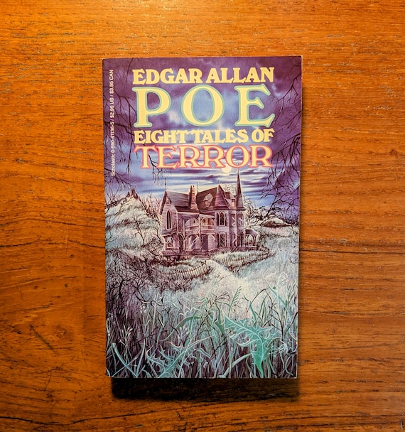 Vintage YA Book Eight Tales of Terror by Edgar Allan Poe 1978 Paperback Anthology