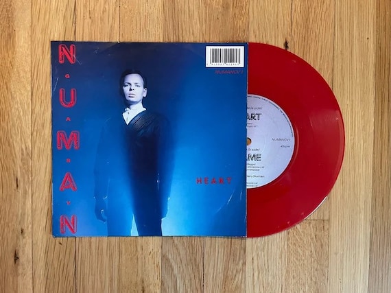 Gary Numan - Heart b/w Shame 7" 45 Single 1991 Vinyl Record UK PRESS Synth New Wave