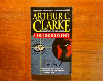 Vintage Sci Fi Book Childhood's End by Arthur C. Clarke 1990s Edition Paperback