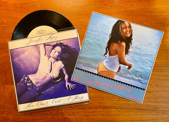 Jennifer Lopez - Love Don't Cost A Thing 7" 45 RPM Single 2000 Vinyl Record w/Custom Sleeve