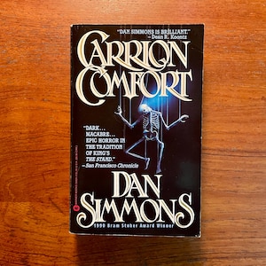 Carrion Comfort by Dan Simmons 1990 First Edition Horror Paperback Book