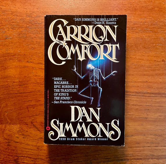 Carrion Comfort by Dan Simmons 1990 First Edition Horror Paperback Book