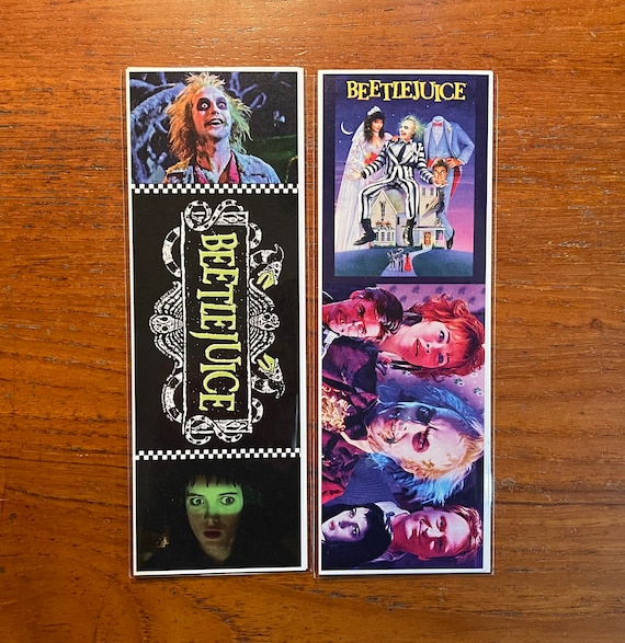 BEETLEJUICE Handmade Bookmarks Tim Burton Film Classic