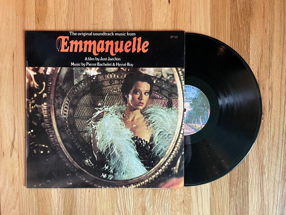Emmanuelle Original Soundtrack 1974 Vinyl Record Album Pierre Bachelet GREEK PRESS