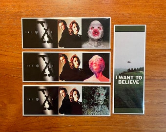 The X-Files Handmade Bookmarks Sci Fi Horror Film & TV Series