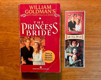 Vintage Fantasy Book The Princess Bride by William Goldman 1990 Movie Tie-In Edition Paperback