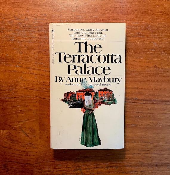 Vintage Gothic Romance Book The Terracotta Palace by Anne Maybury 1971 Paperback