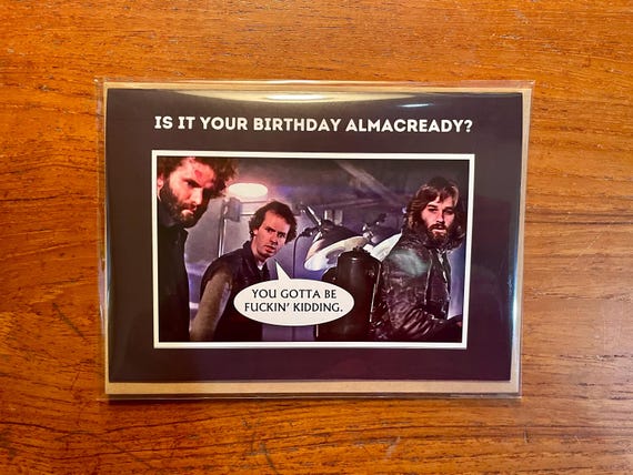 THE THING Handmade Birthday Card John Carpenter Humorous Horror Cards