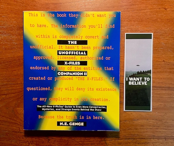 The Unofficial X Files Companion Vol. 2 by N.E. Genge TV Series 1996 Softcover Book Paranormal Sci Fi