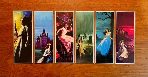 VINTAGE GOTHIC ROMANCE Art Handmade Bookmarks Series 2
