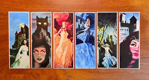 VINTAGE GOTHIC ROMANCE Art Handmade Bookmarks Series 1