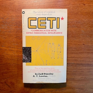 Vintage Paranormal Book CETI - Communication with Extra-Terrestrial Intelligence 1976 Paperback