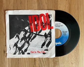 Billy Idol - Hot in the City 7" 45 RPM 1982 Single Vinyl Record