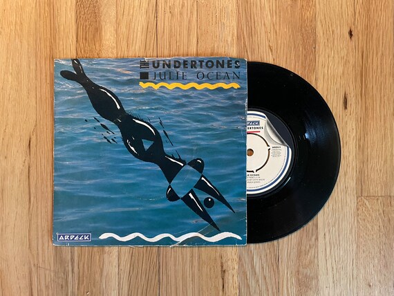 The Undertones - Julie Ocean 7" 45 RPM Single 1981 Vinyl Record UK PRESSING Post Punk New Wave