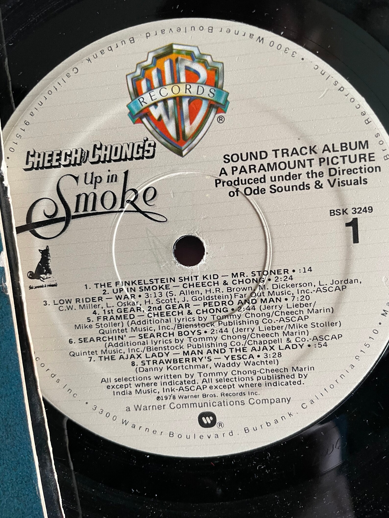 Cheech And Chong Soundtrack Up In Smoke