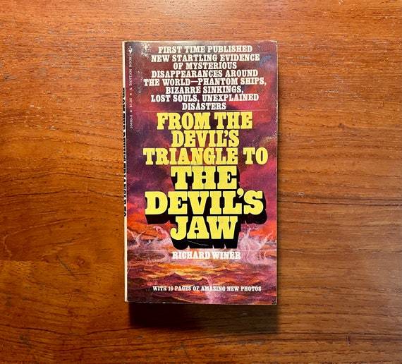 Vintage Paranormal Book From the Devil's Triangle to The Devil's Jaw by Richard Winer 1977 Paperback