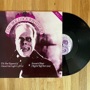 The Bollock Brothers - The Slow Removal of Vincent Van Gogh&#39;s Left Ear 2 Track 12&quot; Single Vinyl Record 1982 Post Punk New Wave
