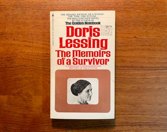 Vintage Pop Culture Book The Memories of a Survivor by Doris Lessing 1976 Paperback