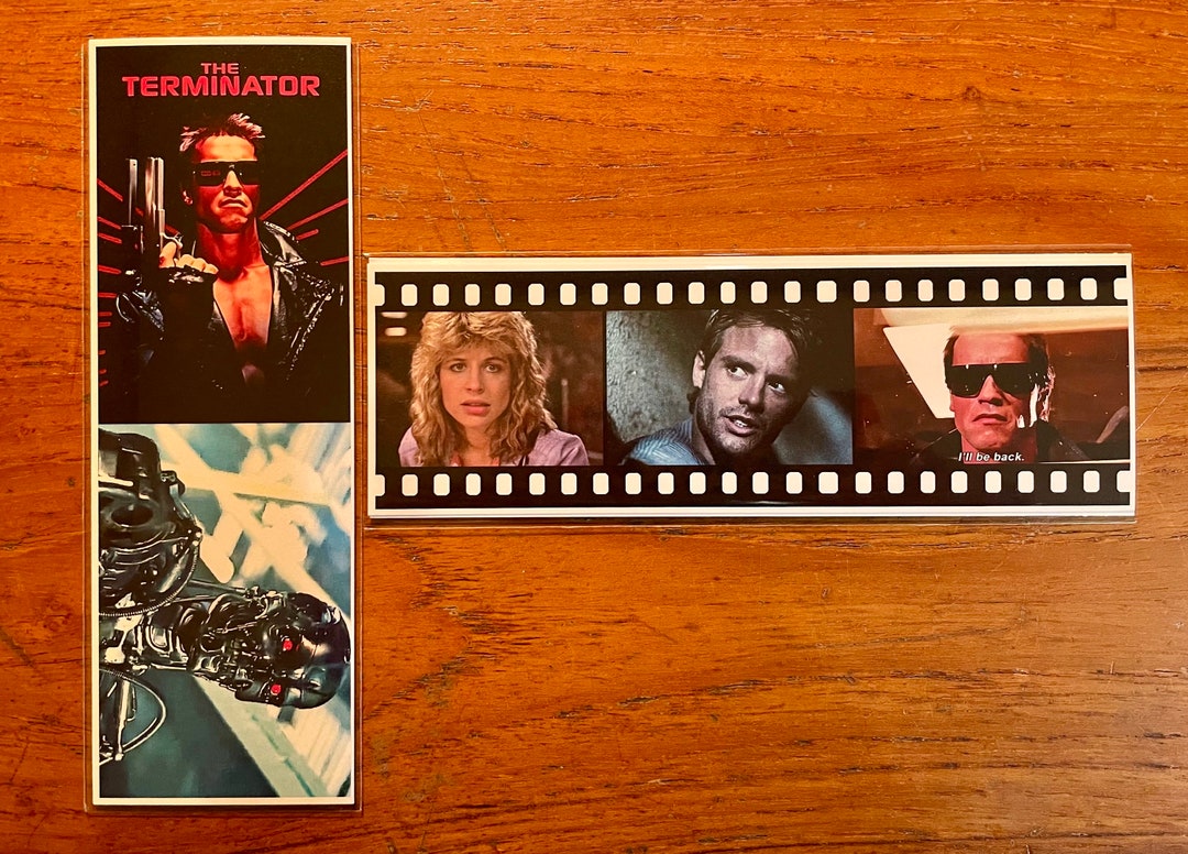 THE TERMINATOR Handmade Bookmarks Dystopian Sci Fi Film Classic - Etsy