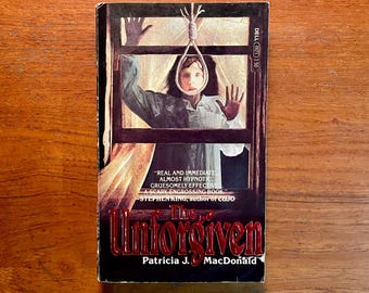 Vintage Horror Book The Unforgiven by Patricia J. MacDonald 1981 First Edition Paperback