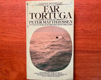 Vintage Pop Culture Book Far Tortuga by Peter Matthiessen 1976 Paperback