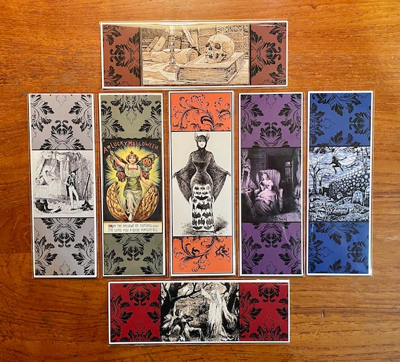 Handmade Bookmarks Victorian Gothic Ghosties