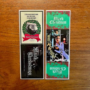 BLACK CHRISTMAS Handmade Bookmark 1970s Holiday Horror Classic