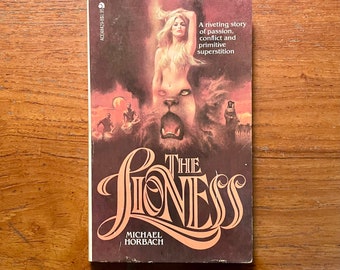 The Lioness by Michael Horbach 1979 Paperback Book Vintage Pulp