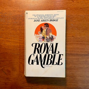 Vintage Romantic Suspense Book Royal Gamble by Jane Aiken Hodge 1976 Paperback